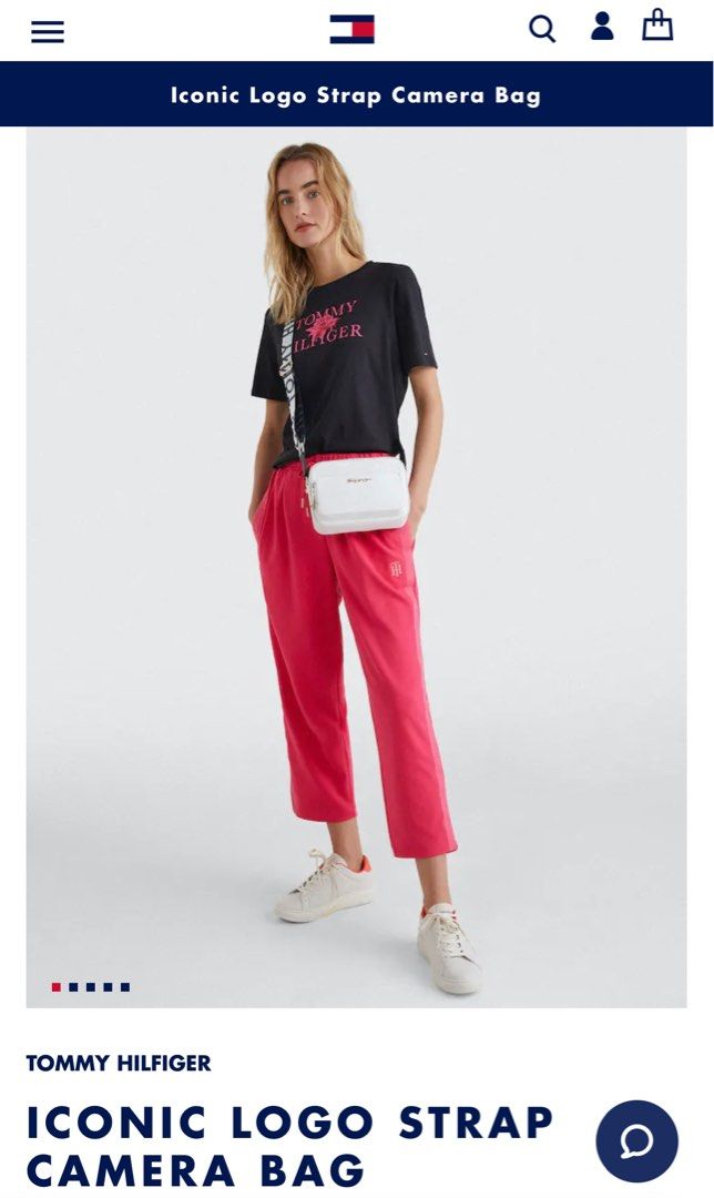Tommy Hilfiger Iconic Logo Strap Camera Bag on Carousell