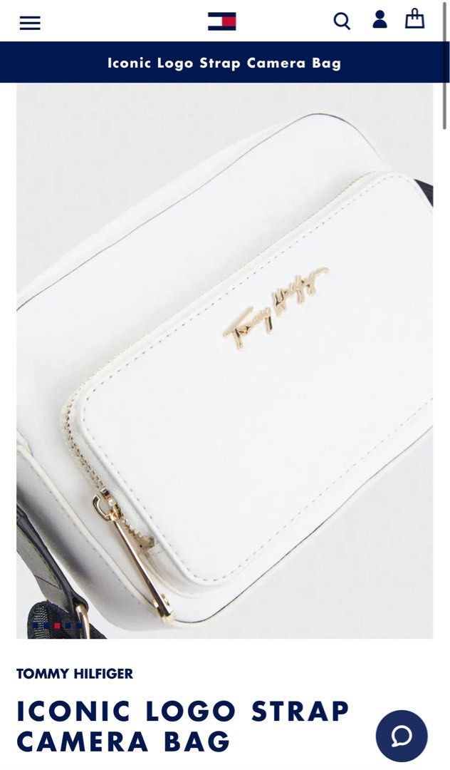 Tommy Hilfiger Iconic Logo Strap Camera Bag on Carousell