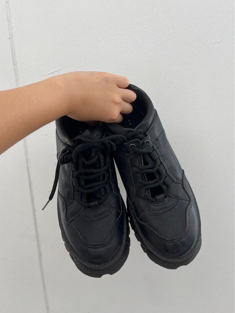 Topshop Black Creepers Chunky Shoes Size 39 Women s Fashion