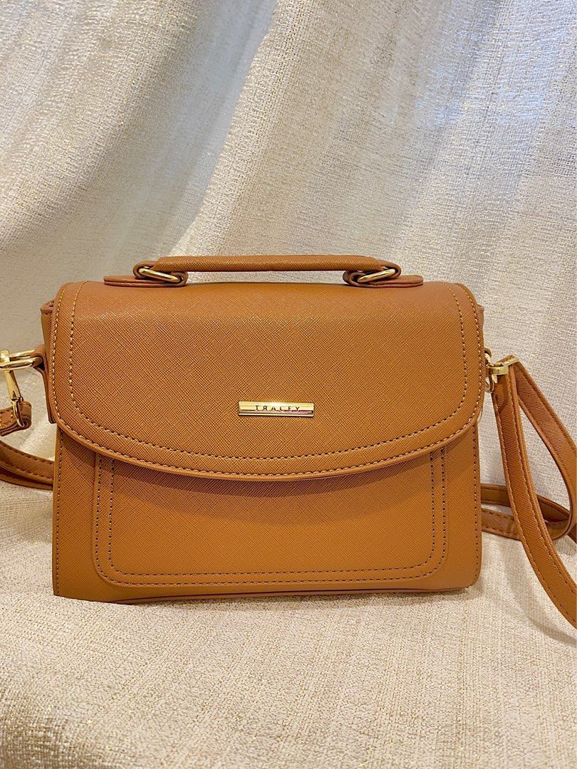 Wooden sling bag on sale