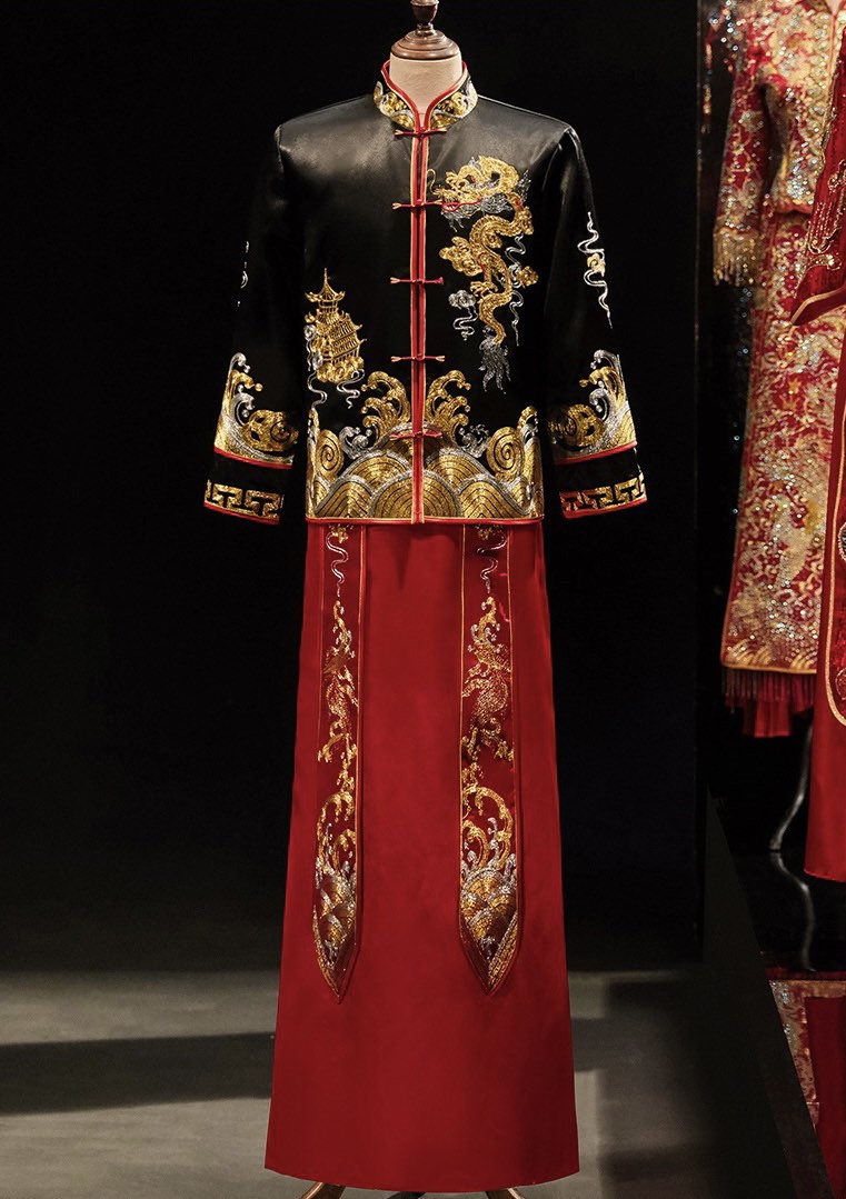 Chinese male sales wedding outfit