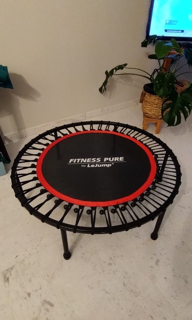 Pure fitness exercise discount trampoline