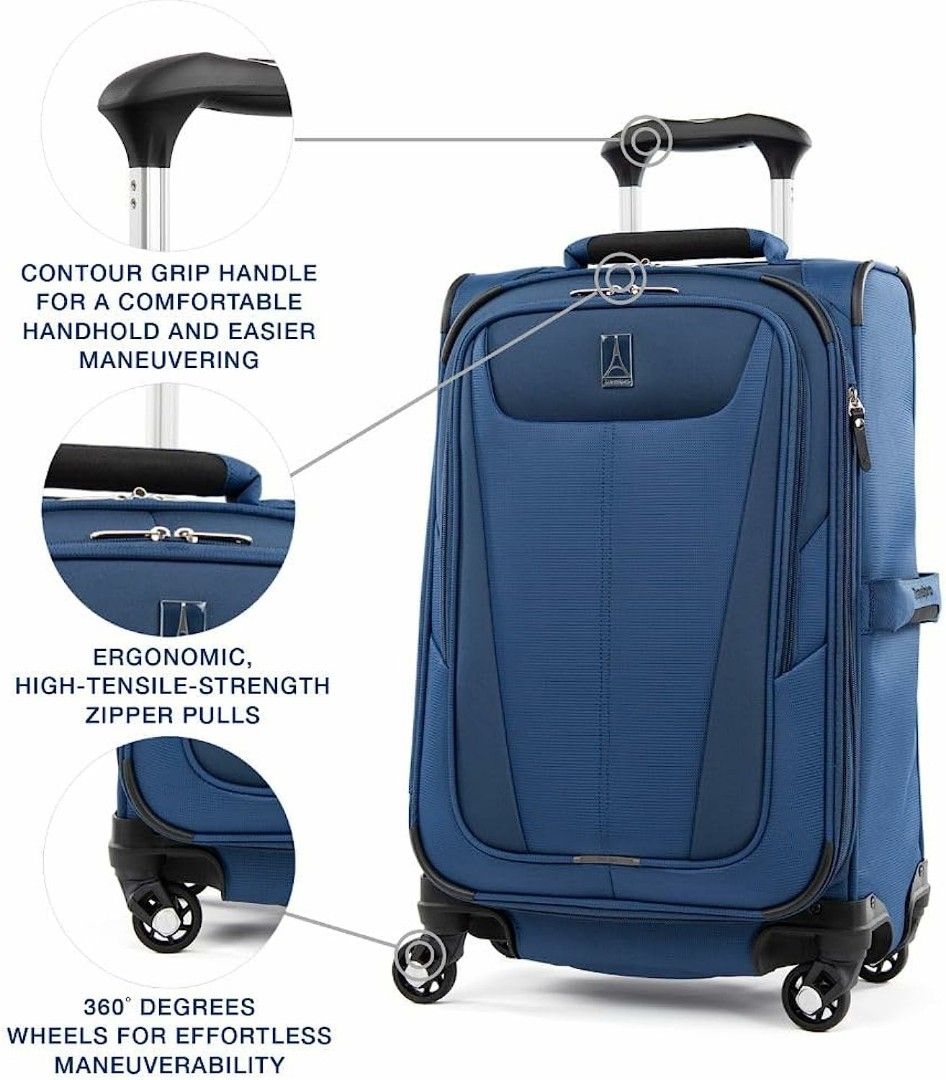 Travelpro maxlite 4 expandable 21 inch spinner suitcase top