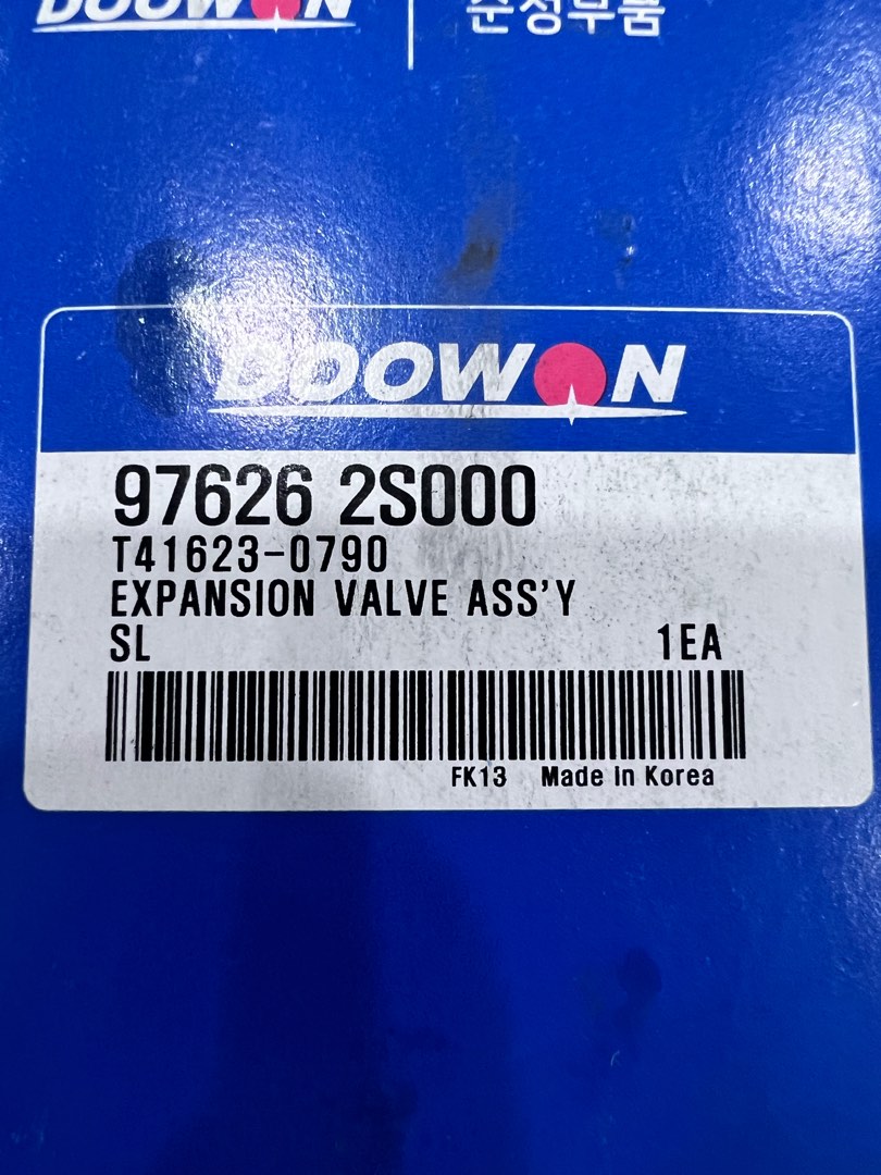 Hyundai cooling coil /expansion valve assembly, Car Accessories