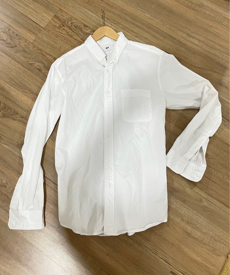 UNIQLO Oxford Striped SlimFit LongSleeve Shirt  Pike and Rose