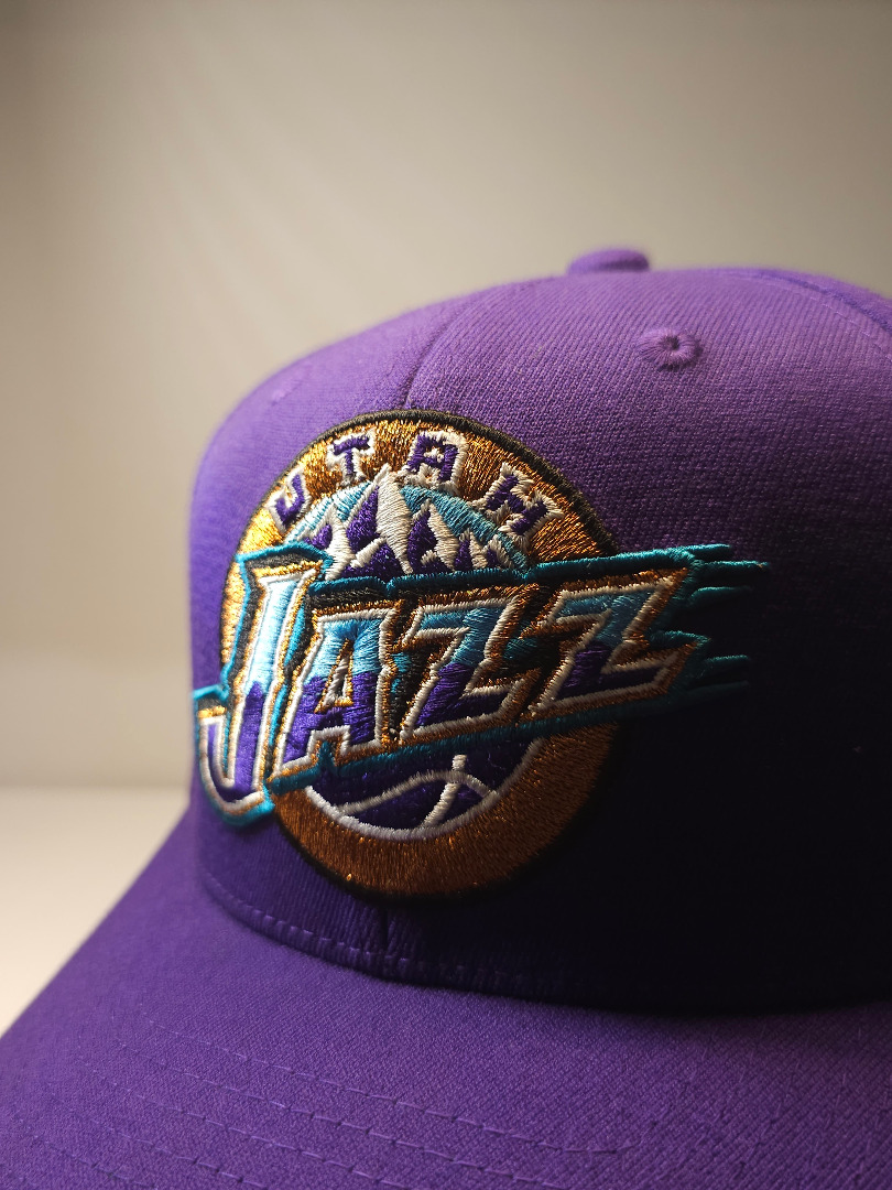 UTAH JAZZ OG LOGO VIOLET Mitchell and Ness on Carousell