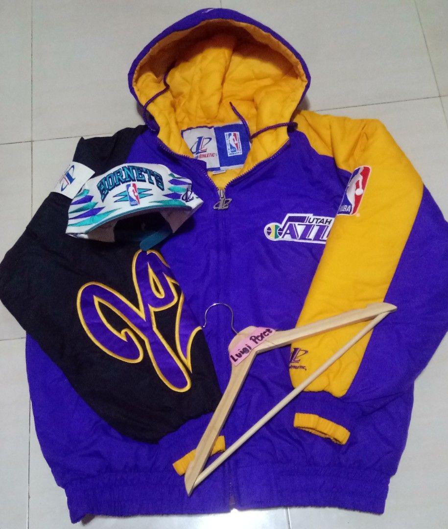 Utah jazz vintage jacket by logo athletic Men s Fashion Coats