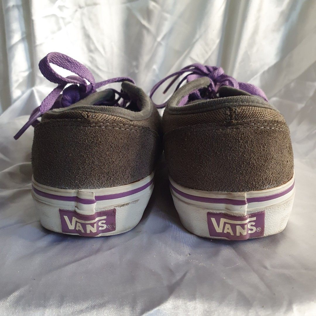 Grey and deals purple vans
