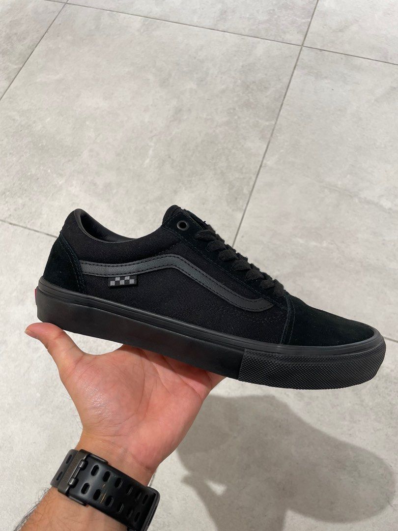 Vans Old Skool Slip on Black Black pro