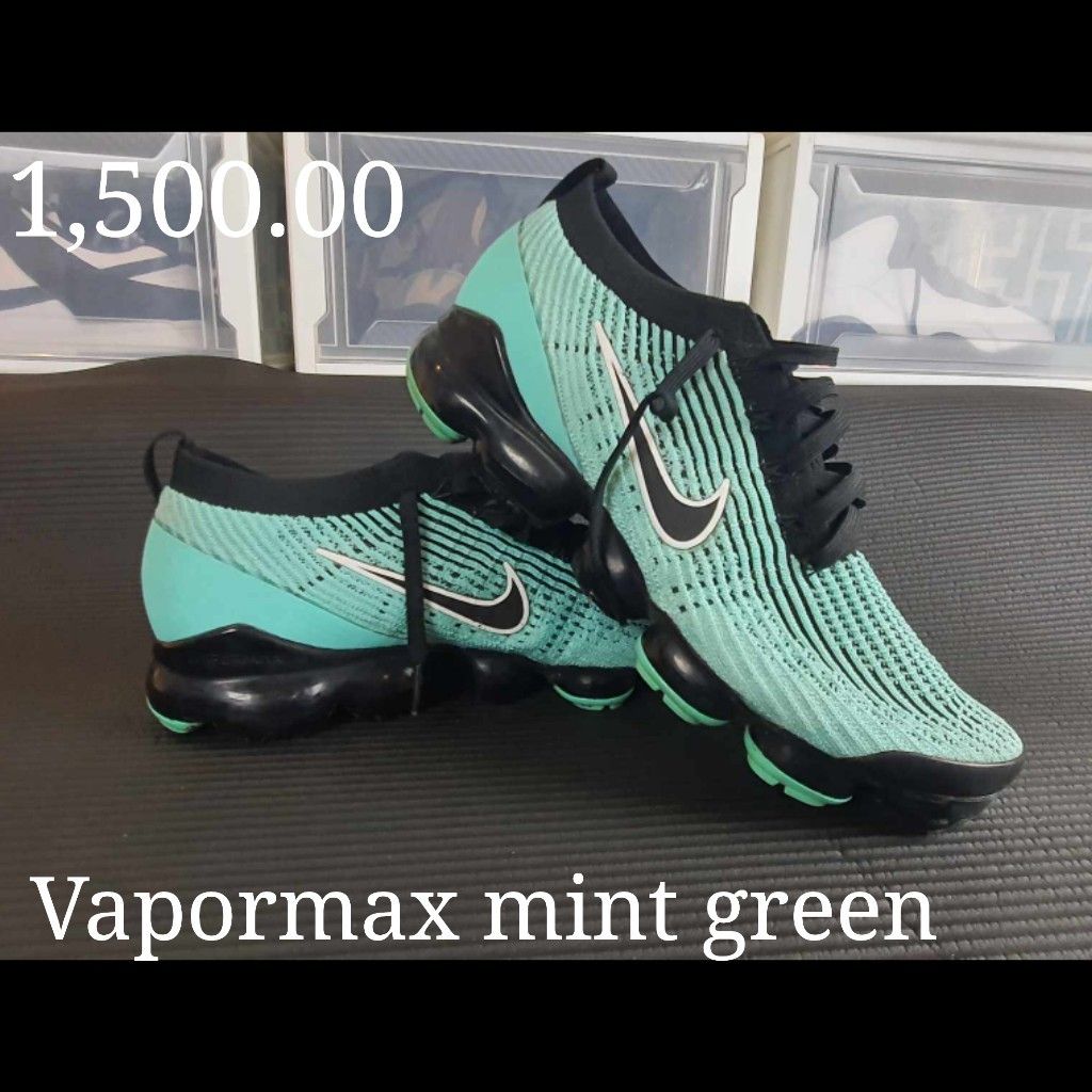 Vapormax mint green Men s Fashion Footwear Sneakers on Carousell