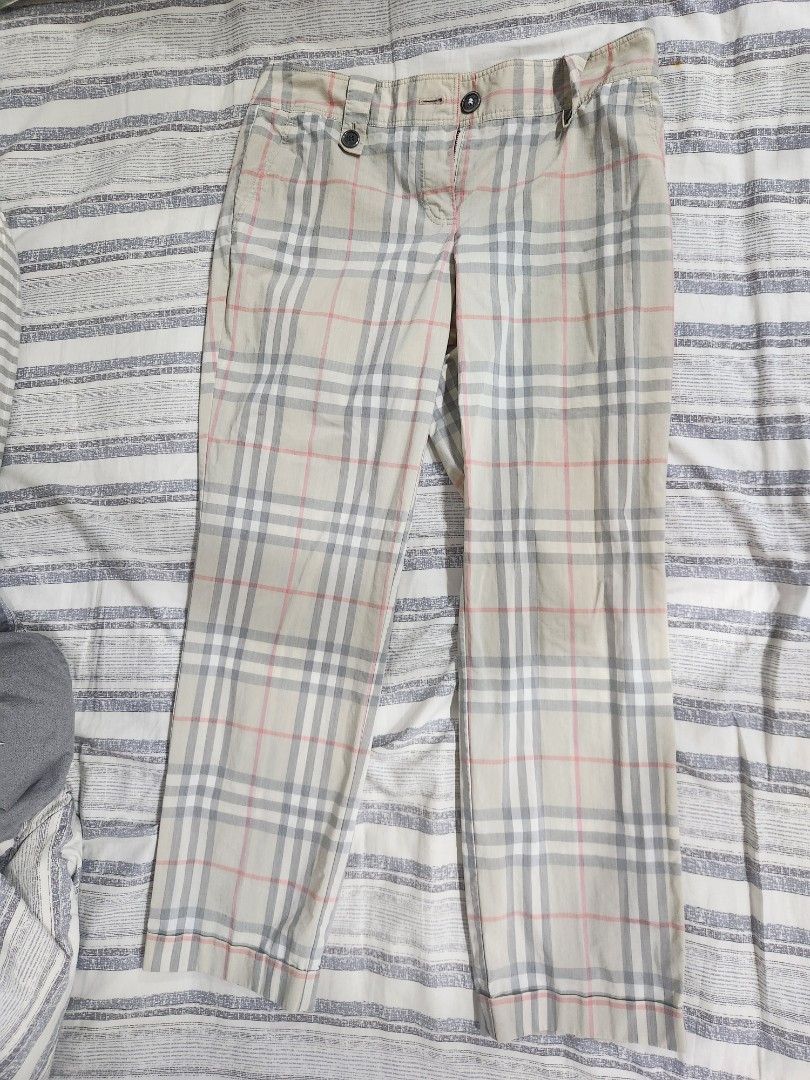 Vintage Burberry Pants, Men's Fashion, Bottoms, Trousers on Carousell