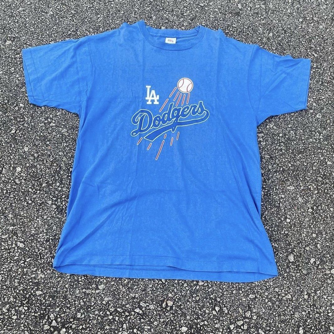 Vintage LA dodgers Jersey, Men's Fashion, Tops & Sets, Tshirts & Polo Shirts  on Carousell