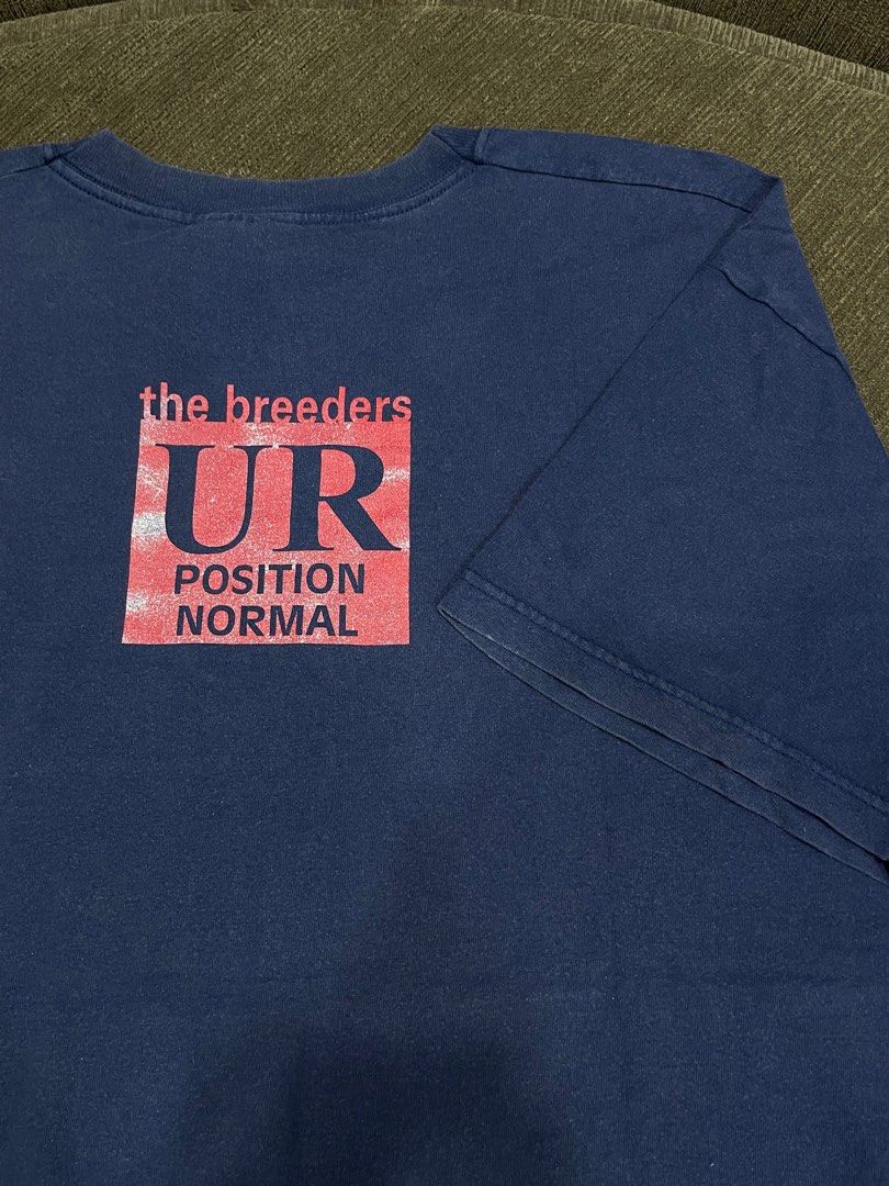 Vintage The Breeders, Men's Fashion, Tops & Sets, Tshirts & Polo Shirts