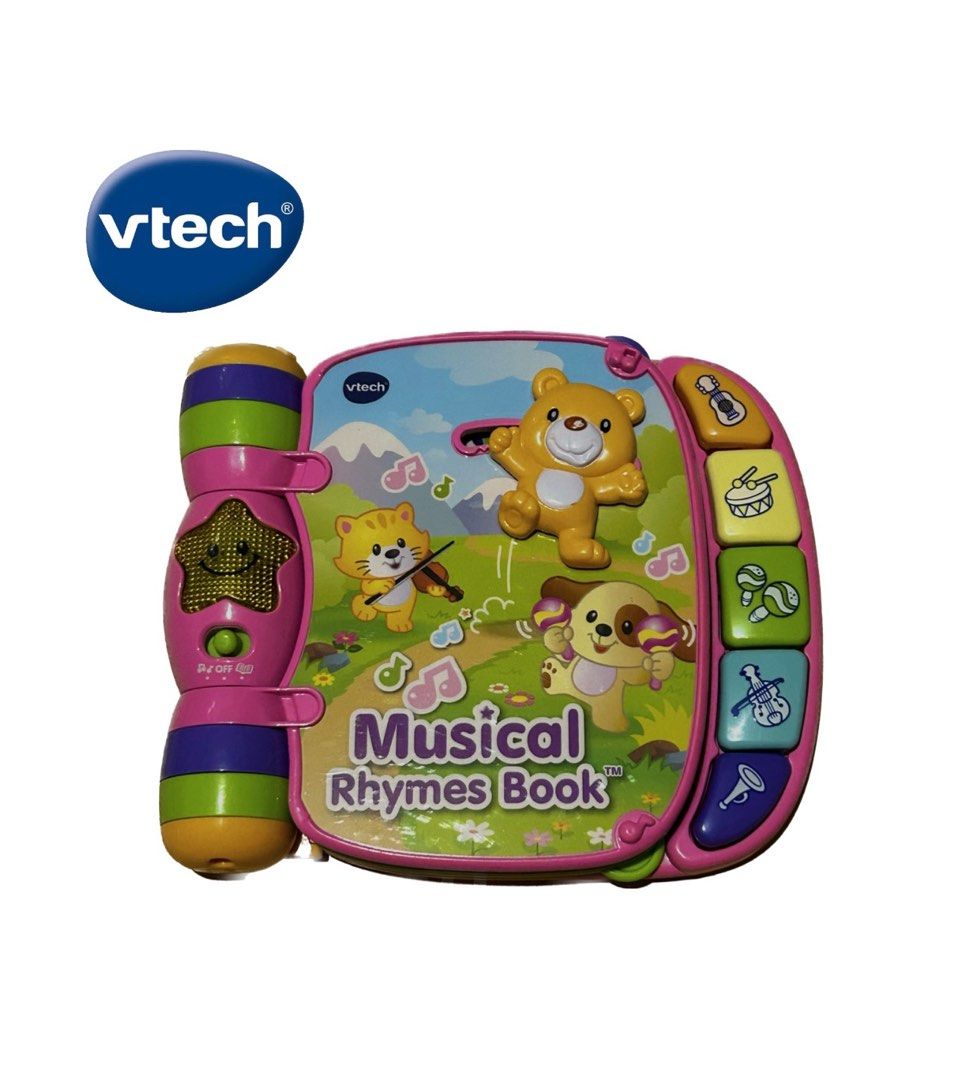 Vtech Musical Rhymes Book (Not working), Hobbies & Toys, Toys & Games