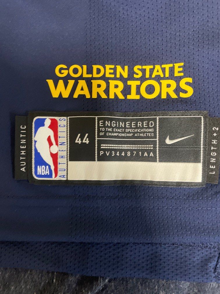 James Wiseman Golden State Warriors Authentic Jersey Medium 44 Nike NEW