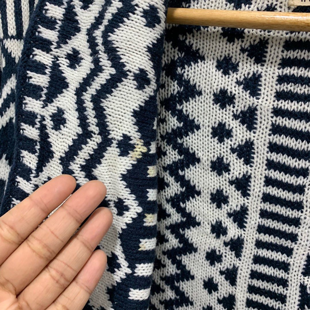 Woven heart cardigan sale