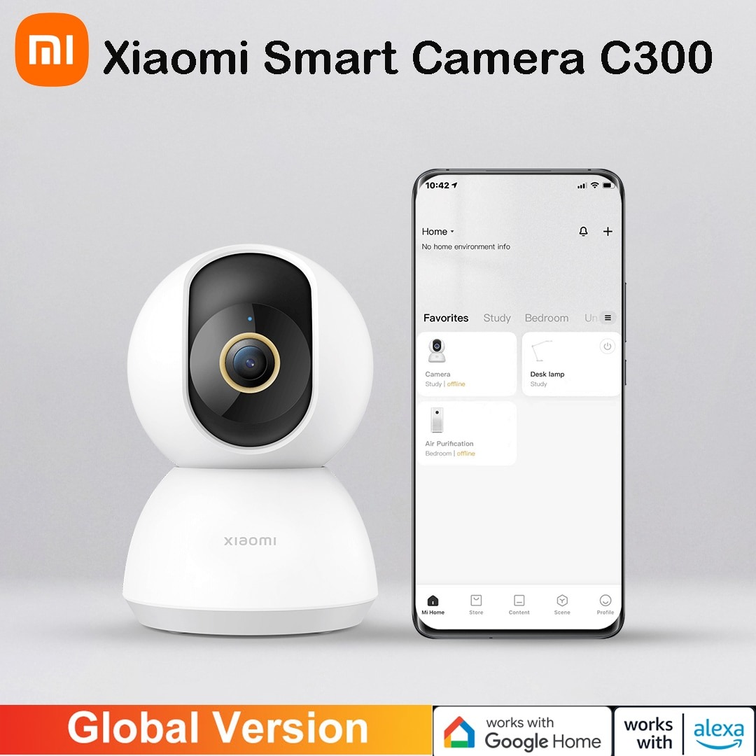 Xiaomi Mi Smart Camera C300 Global Version Baby Monitor 2K 1296P Ultra ...