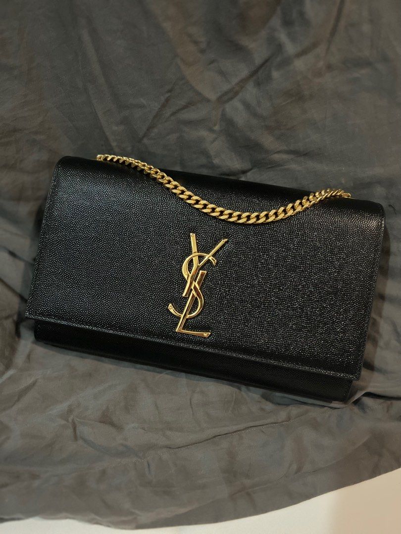 Ysl gold chain crossbody cheap