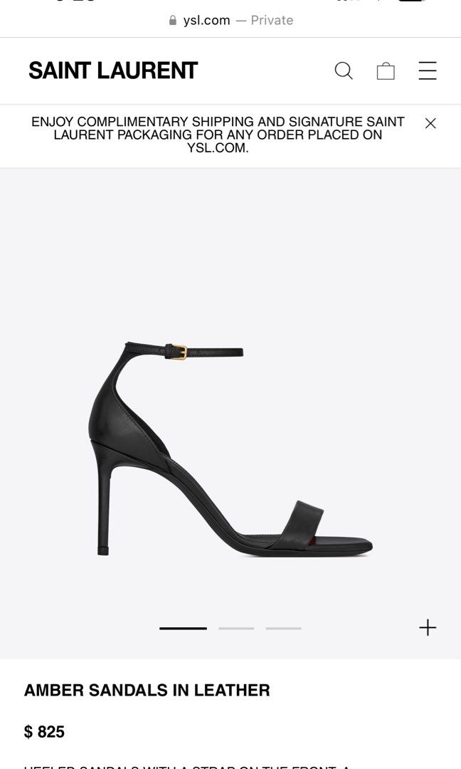 Ysl amber shop heels