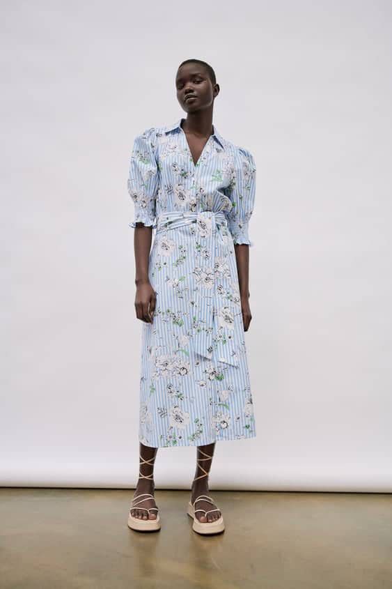 Zara Floral Long Dresses in Size XL Women s Fashion Dresses