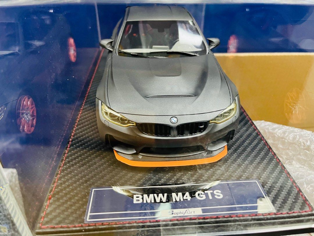 1:18 scale Sophi Art BMW M4 GTS 寶馬樹脂手辦模型車完成品, 興趣及 ...