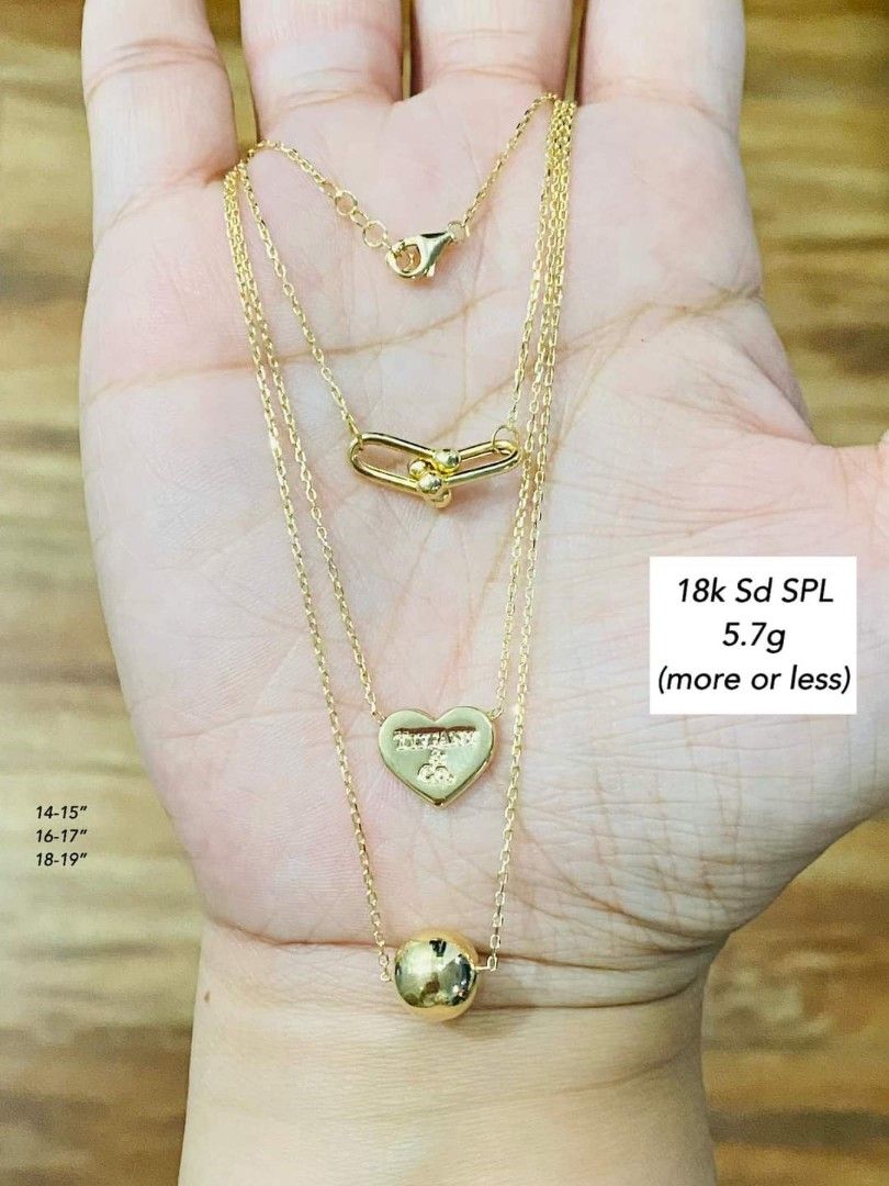18K Layered Necklace, Women'S Fashion, Jewelry & Organizers, Necklaces On  Carousell