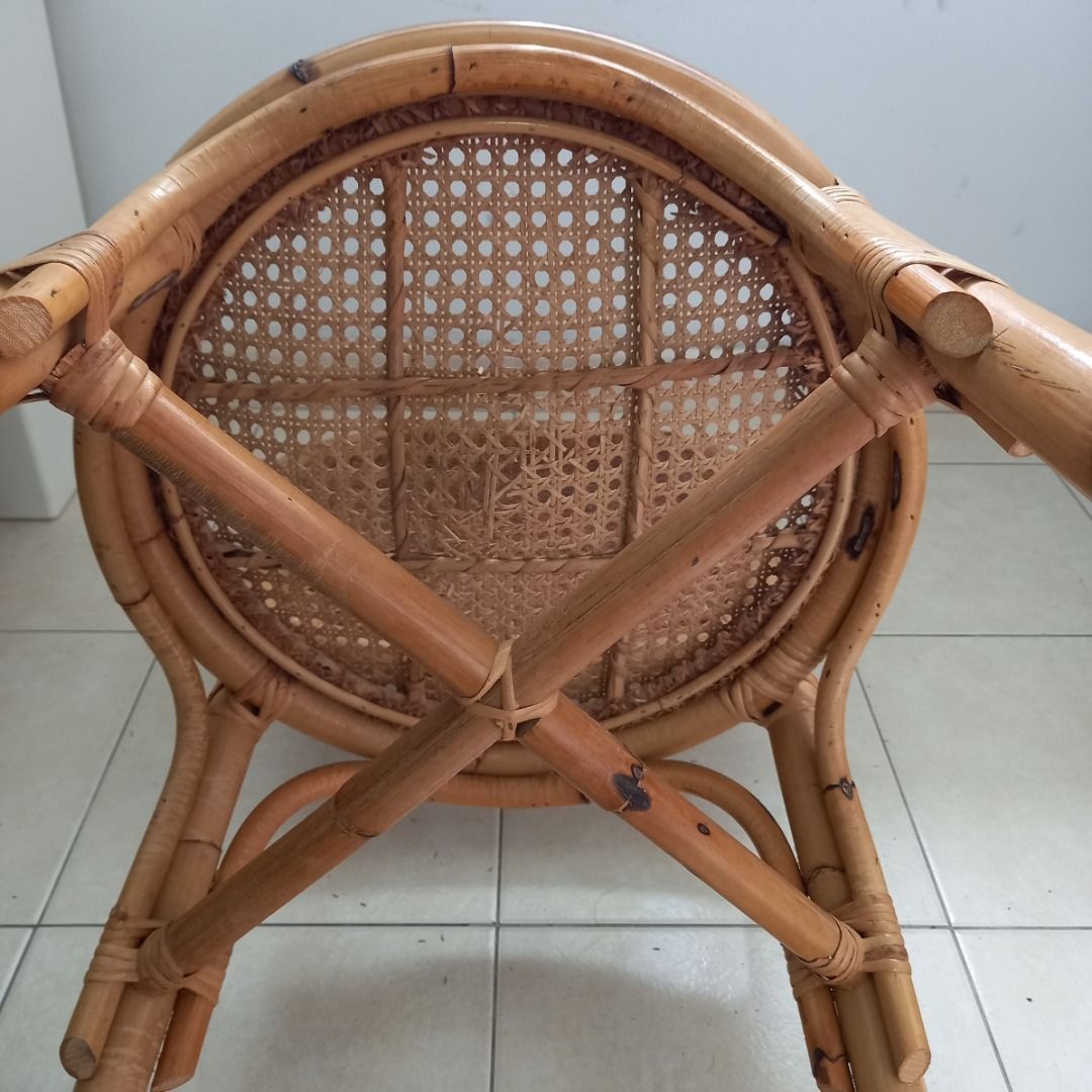2nd Hand (Used) Rattan Chair, Furniture & Home Living, Furniture ...