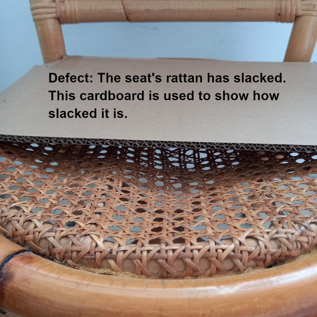 2nd Hand (Used) Rattan Chair, Furniture & Home Living, Furniture