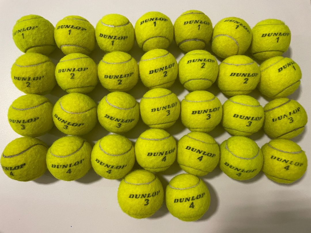 30 Dunlop AO tennis balls for sale, Sports Equipment, Sports & Games