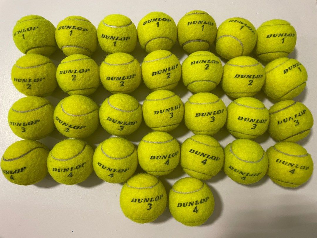 30 Dunlop AO tennis balls for sale, Sports Equipment, Sports & Games