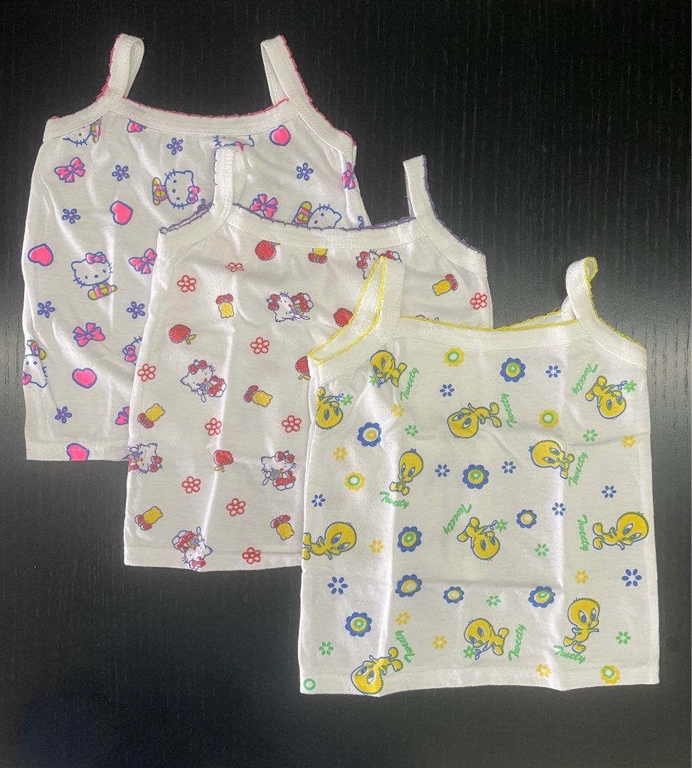 3 pcs Sando (Category: Babies & Kids Fashion) located in Quezon City. Submitted by runningidol123 (Listing ID 1245616894, Image 1). Description: .