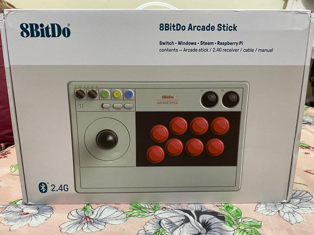 8bitdo arcade stick / fight stick with octagonal gate, Video Gaming ...