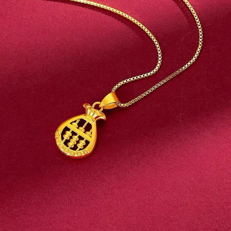 Pure gold cheap locket design