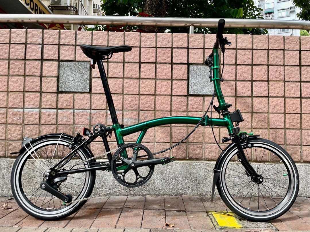 全新Brompton P line S4L 寶石綠Emerald Green Lacquer, 運動產品, 單車及配件, 單車- Carousell