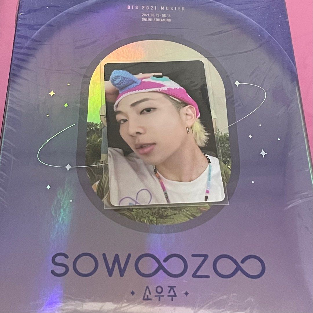 放BTS 2021 muster sowoozoo dvd (rm小卡), 興趣及遊戲, 收藏品及