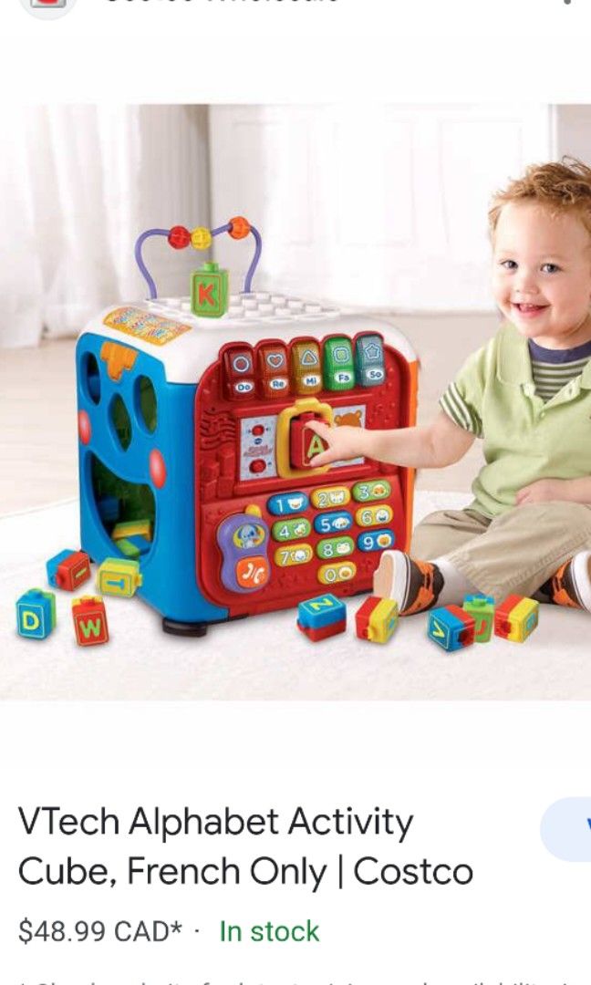 Vtech activity sales cube costco