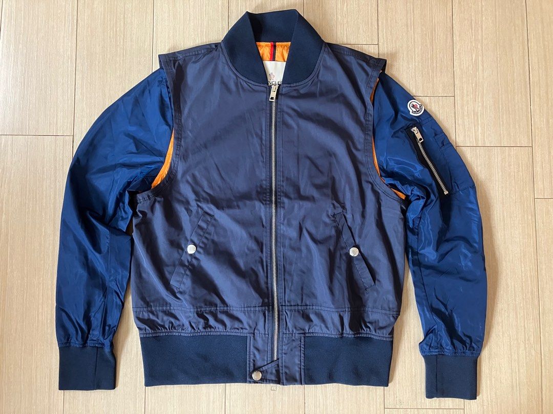 Moncler Montussan Giubbotto MA 1 Jacket Size 3 Carousell