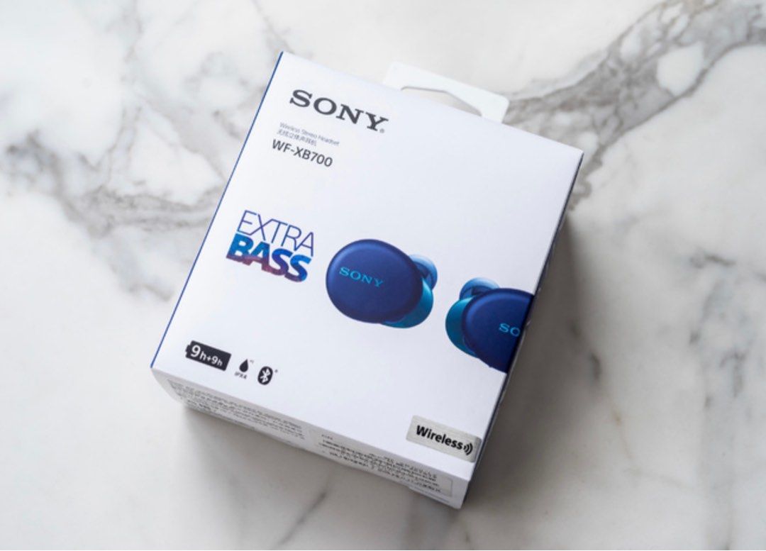 全新未開封Sony Extra Bass WF-XB700 藍色, 音響器材, 耳機- Carousell