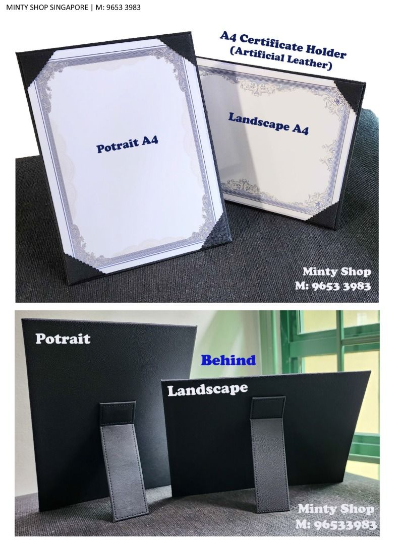 A4 Certificate Holder Singapore A4 Certificate Frame Singapore A4