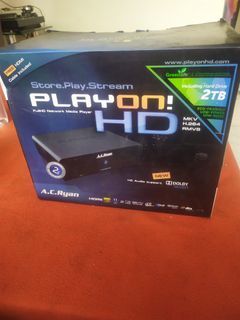 A.C. Ryan Playon HD full hd network media player  with 2TB hard drive