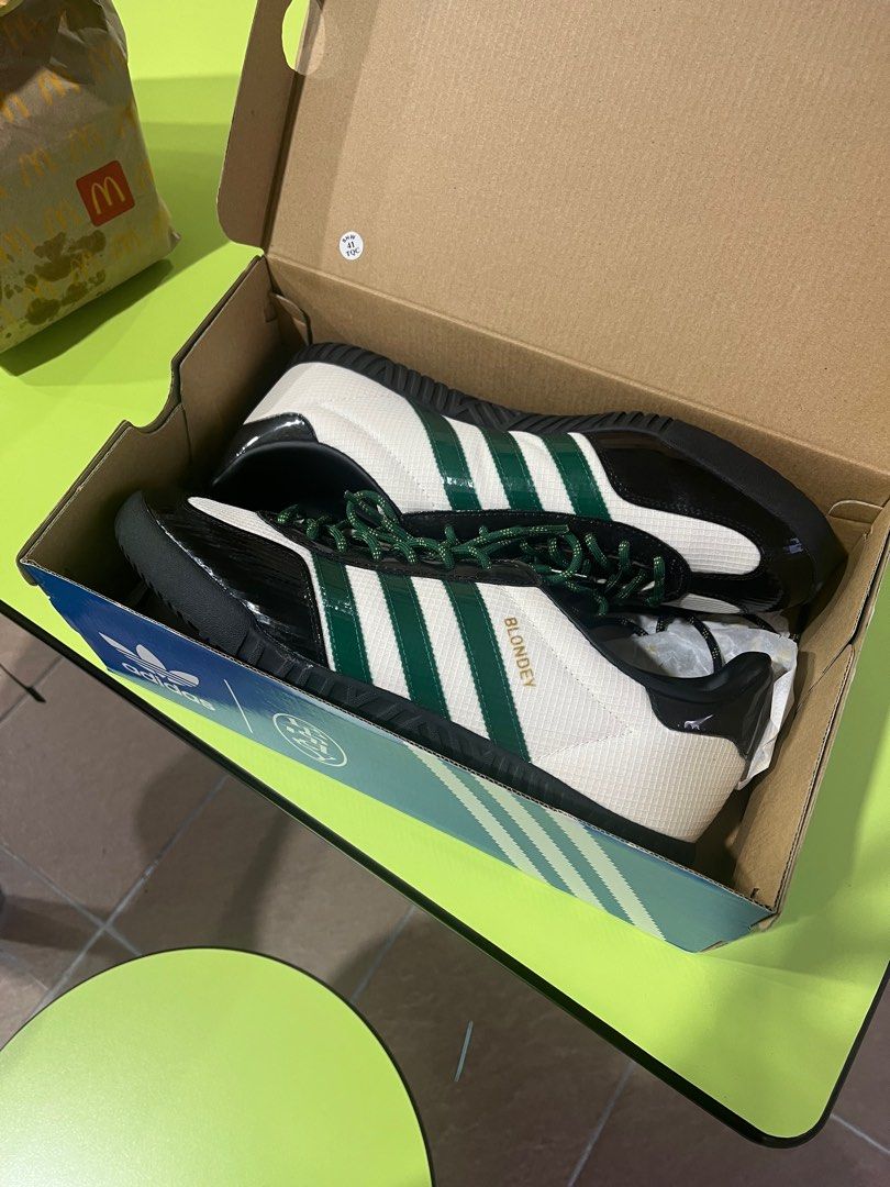 adidas gazelle silver green womens A.B. Gazelle Indoor (Blondey) – Premier