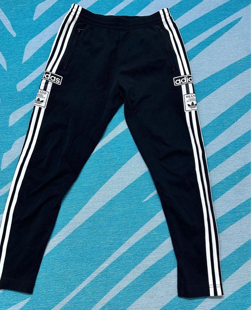 Adidas button-side ankle-crop Track Pants - Farfetch
