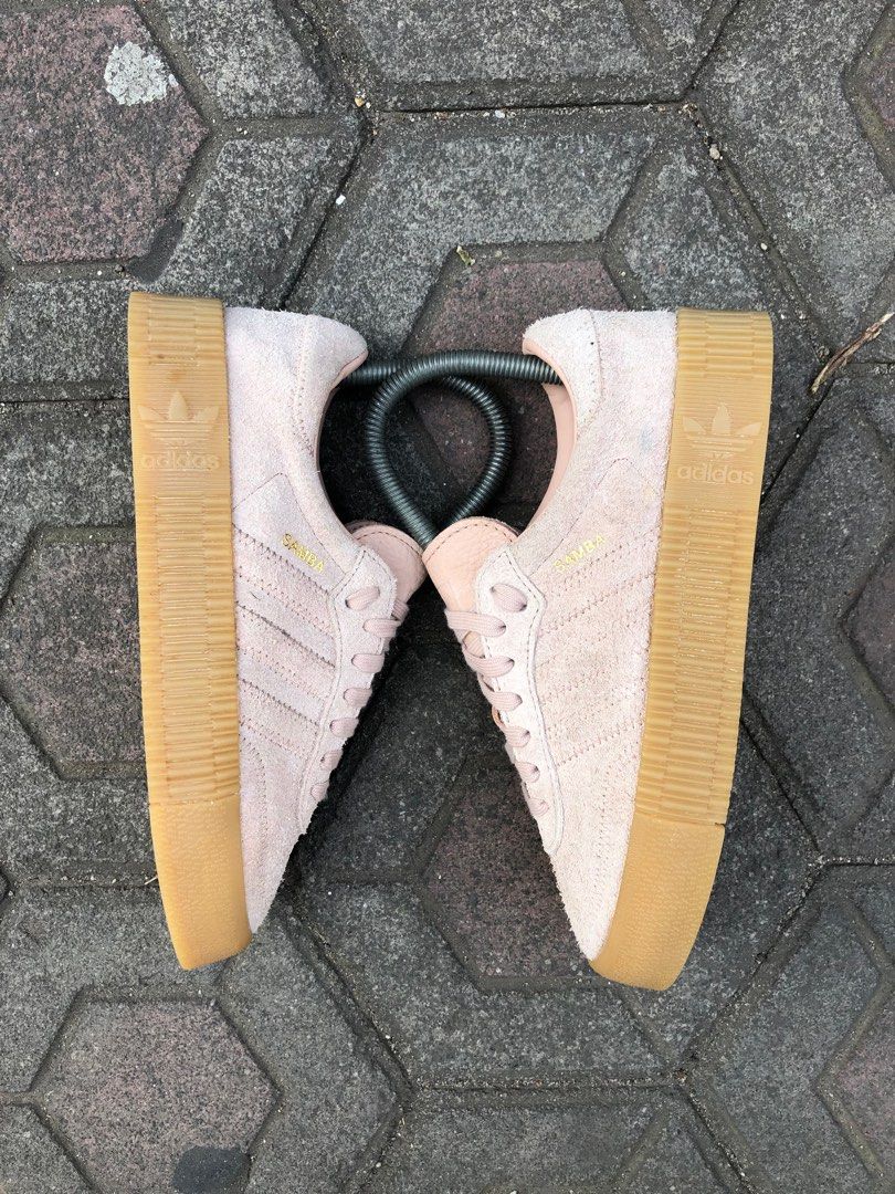 Adidas Samba Rose Ash Pearl Gum size 36, Fesyen Wanita, Sepatu di Carousell