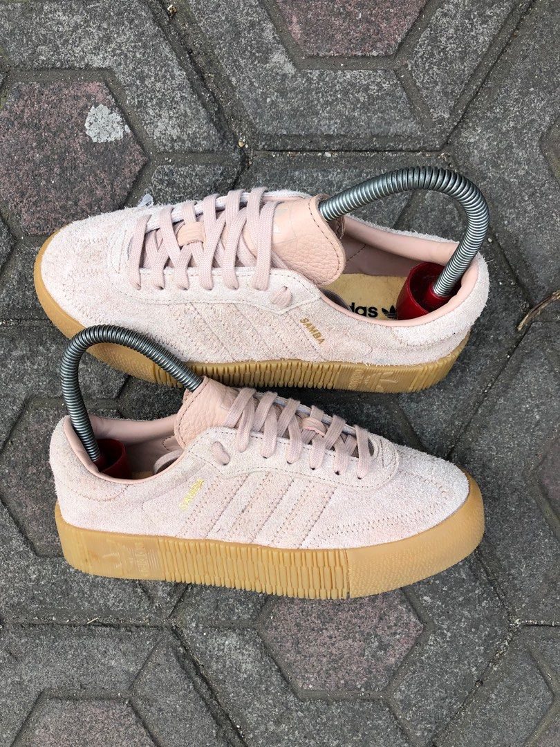 Adidas Samba Rose Ash Pearl Gum size 36, Fesyen Wanita, Sepatu di Carousell