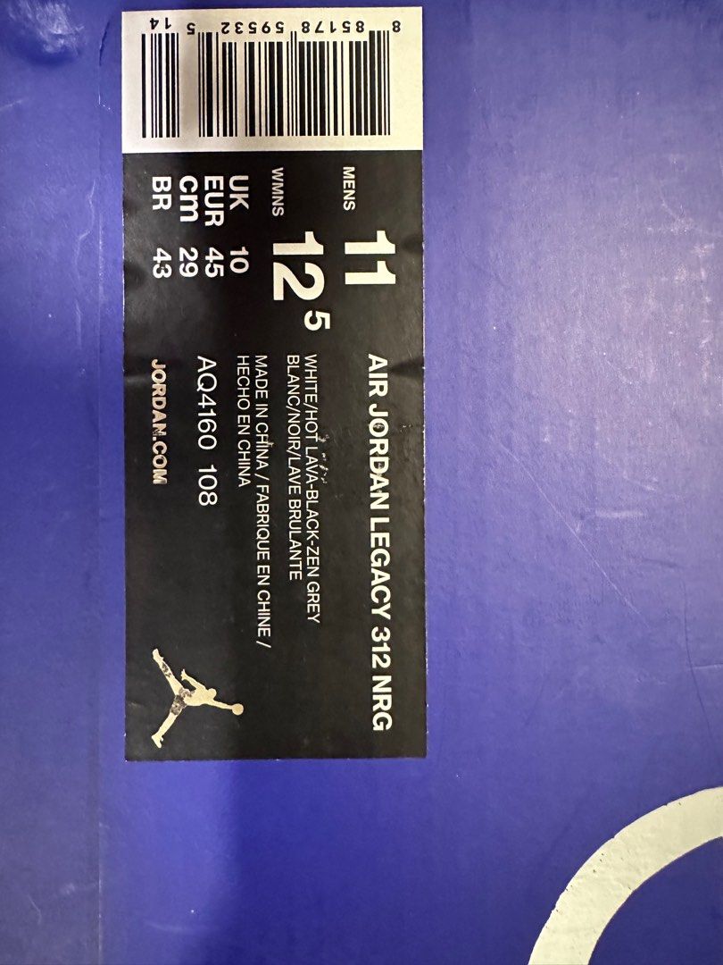 Nike air jordan legacy 312 hot lava hot sale