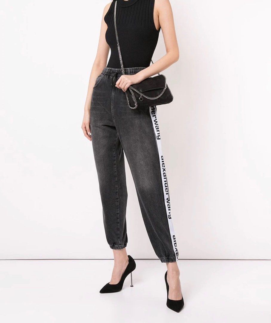 Alexander wang hot sale denim joggers