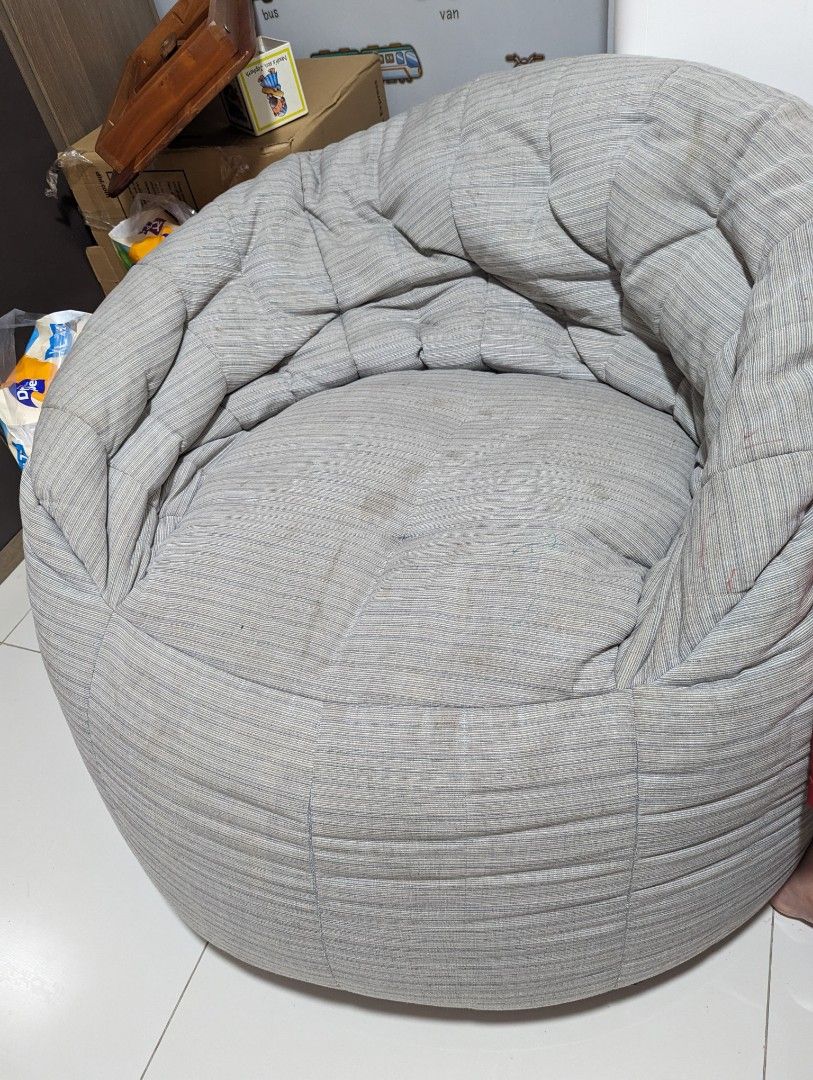 Ambient Lounge Butterfly Beanbag Sofa with Ottoman, Furniture & Home