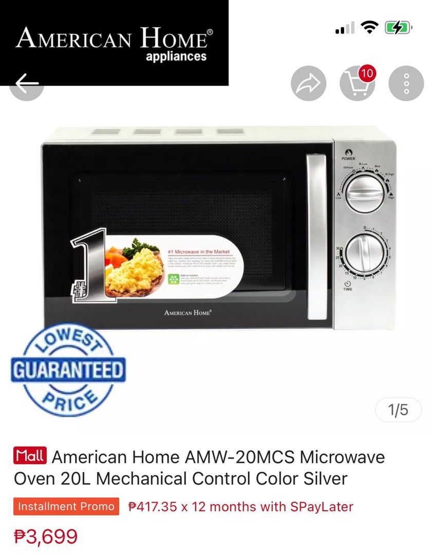 American Home Microwave Oven Manual TV Home Appliances