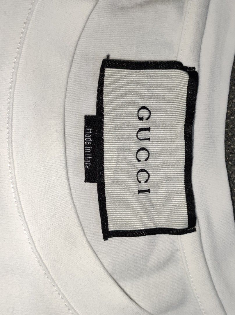 Authentic Gucci Shirt (Category: Luxury Apparel) located in Cavite. Submitted by decluttersbynini (Listing ID 1245743152, Image 3). Description: Authentic No flaws Negotiable Fits S-M Location: GMA, Cavite.