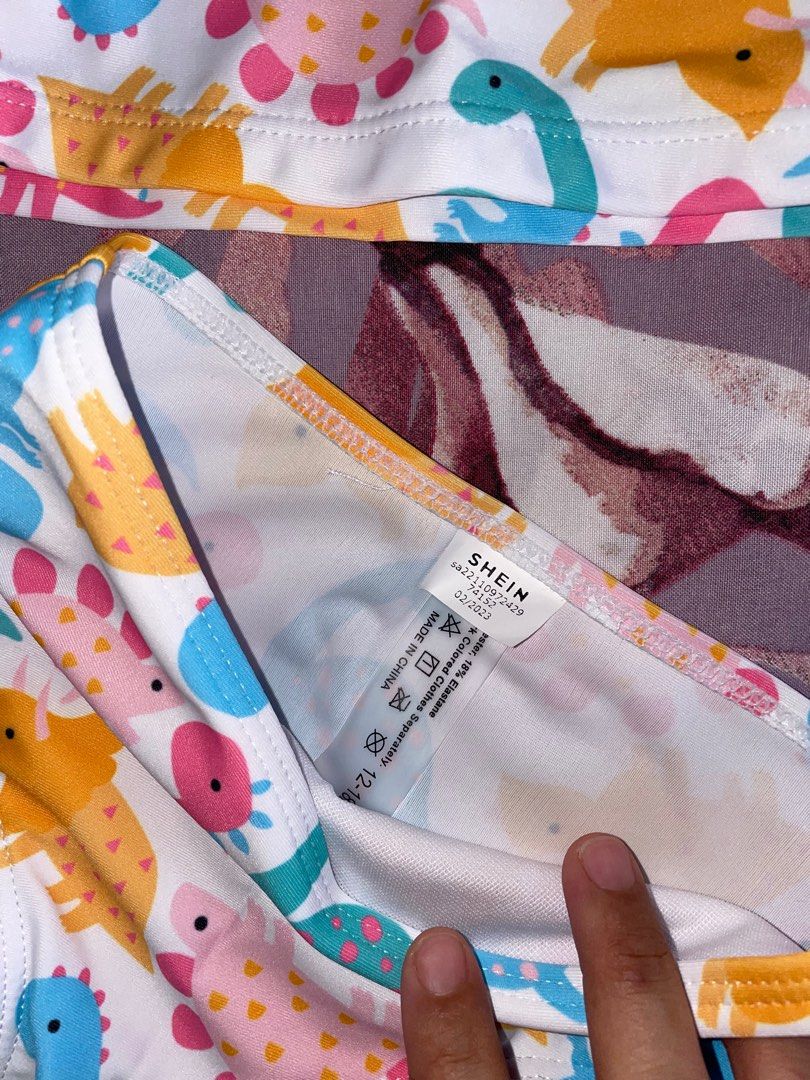 Baby girl swimwear from shein, Babies & Kids, Babies & Kids Fashion on